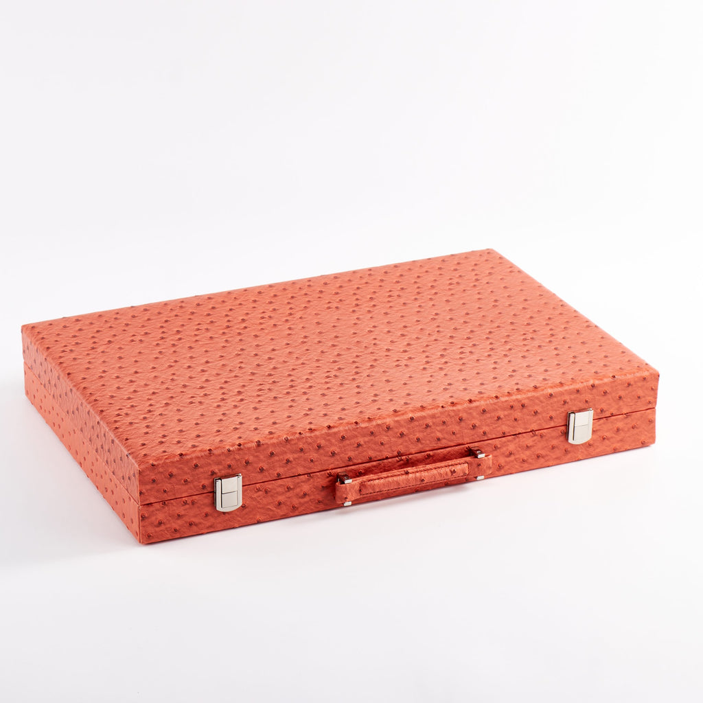 Backgammon Ostrich | Orange