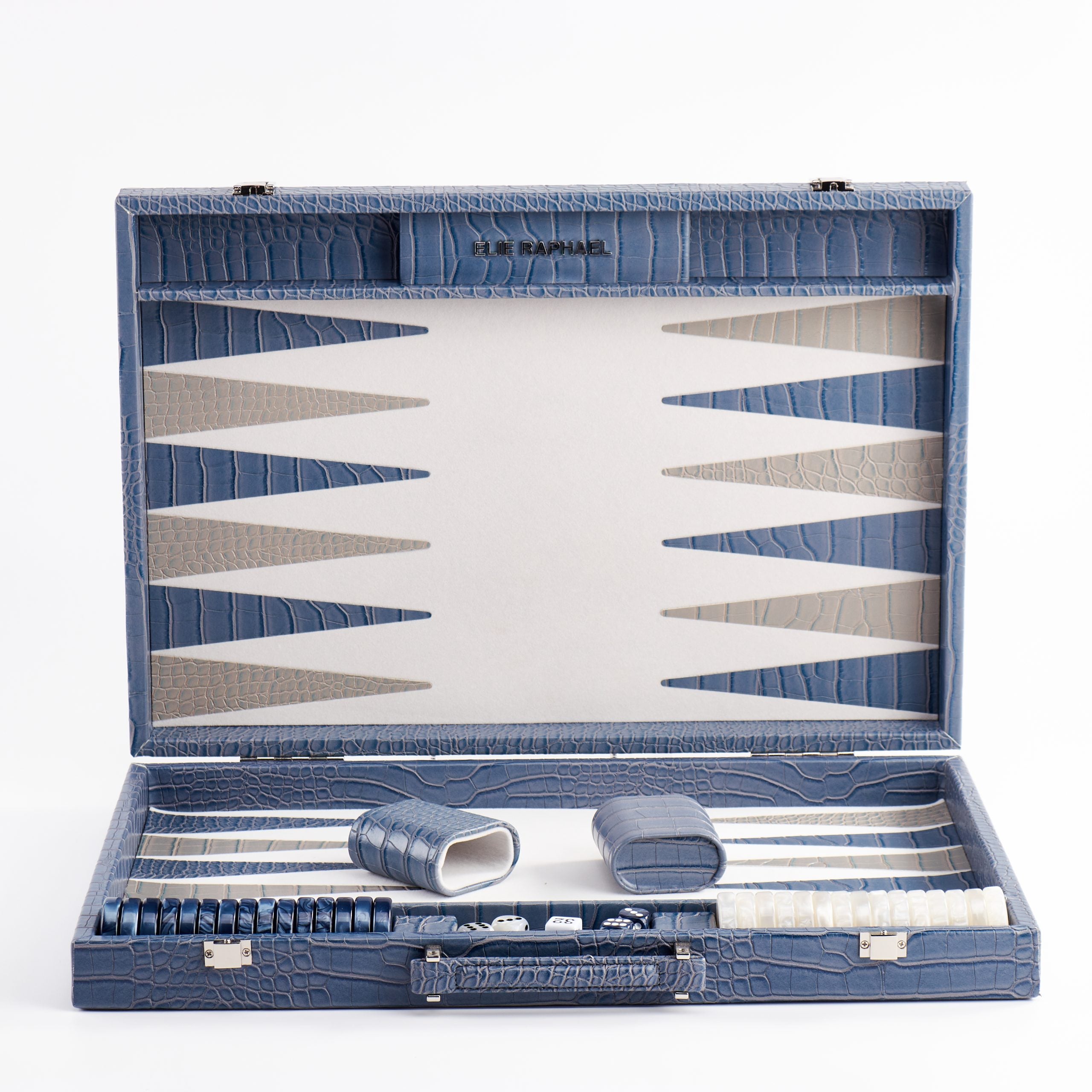 Backgammon Snake | Grey-Blue