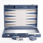 Backgammon Snake | Grey-Blue