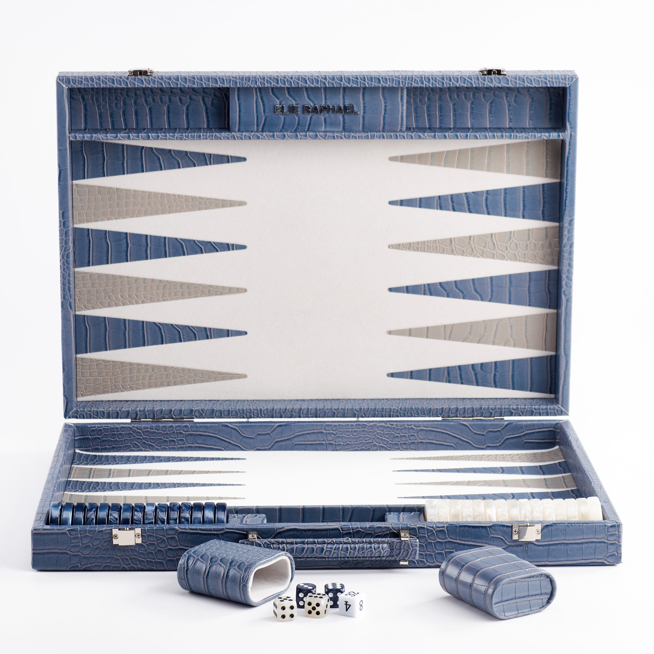 Backgammon Snake | Grey-Blue