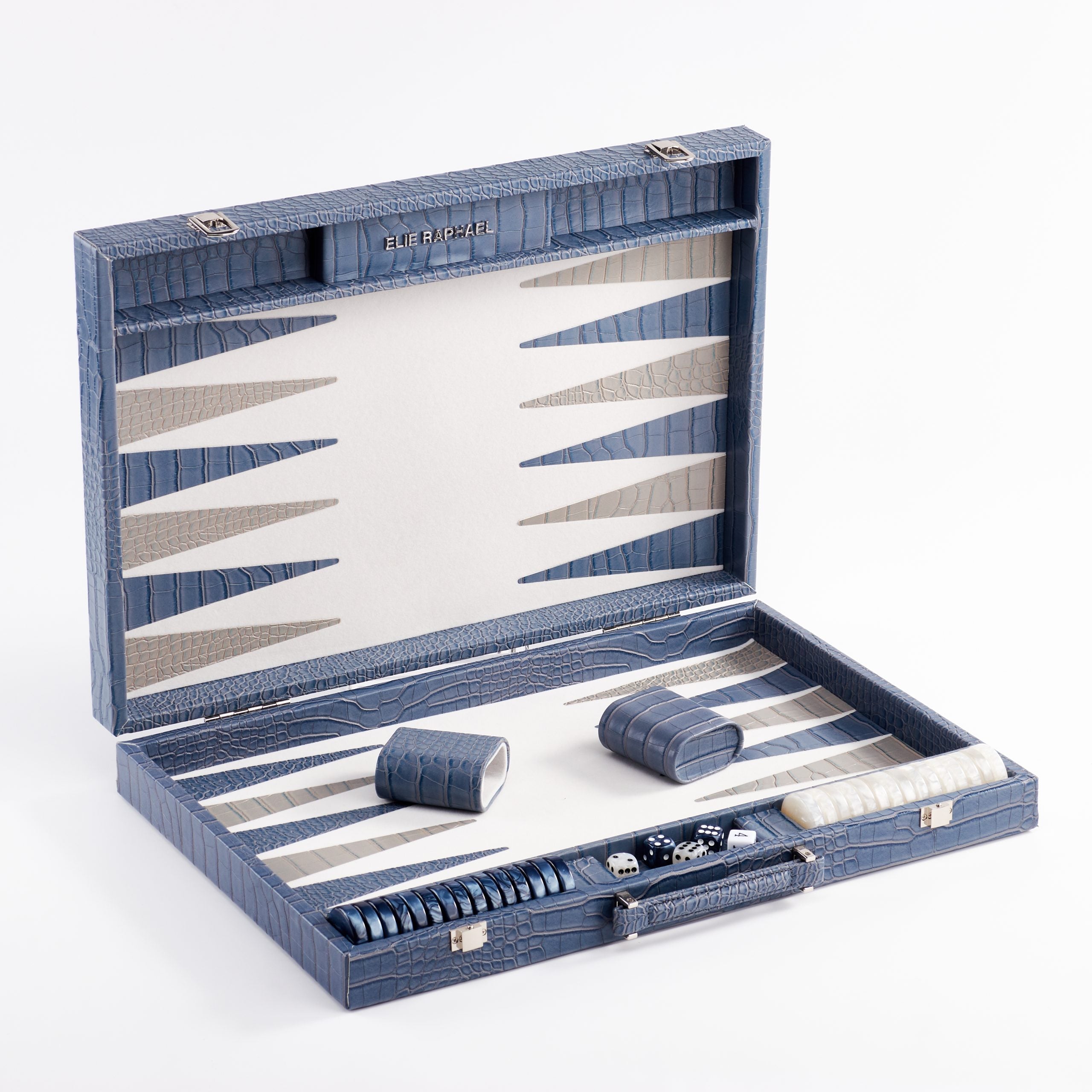 Backgammon Snake | Grey-Blue