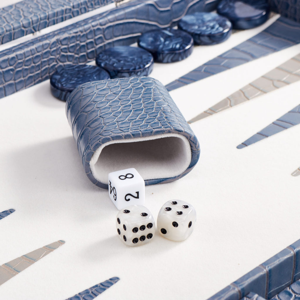 Backgammon Snake | Grey-Blue