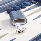 Backgammon Snake | Grey-Blue