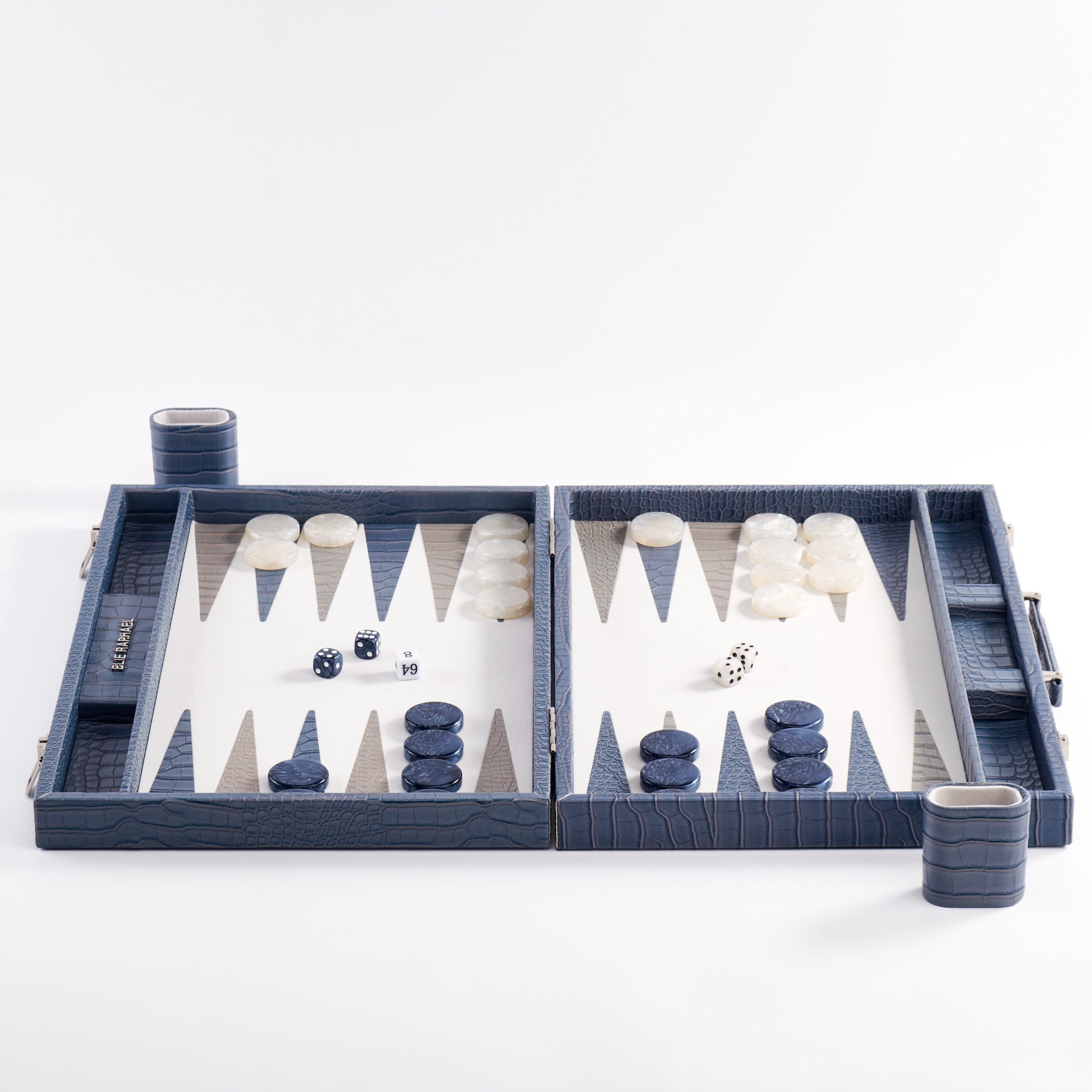 Backgammon Snake | Grey-Blue