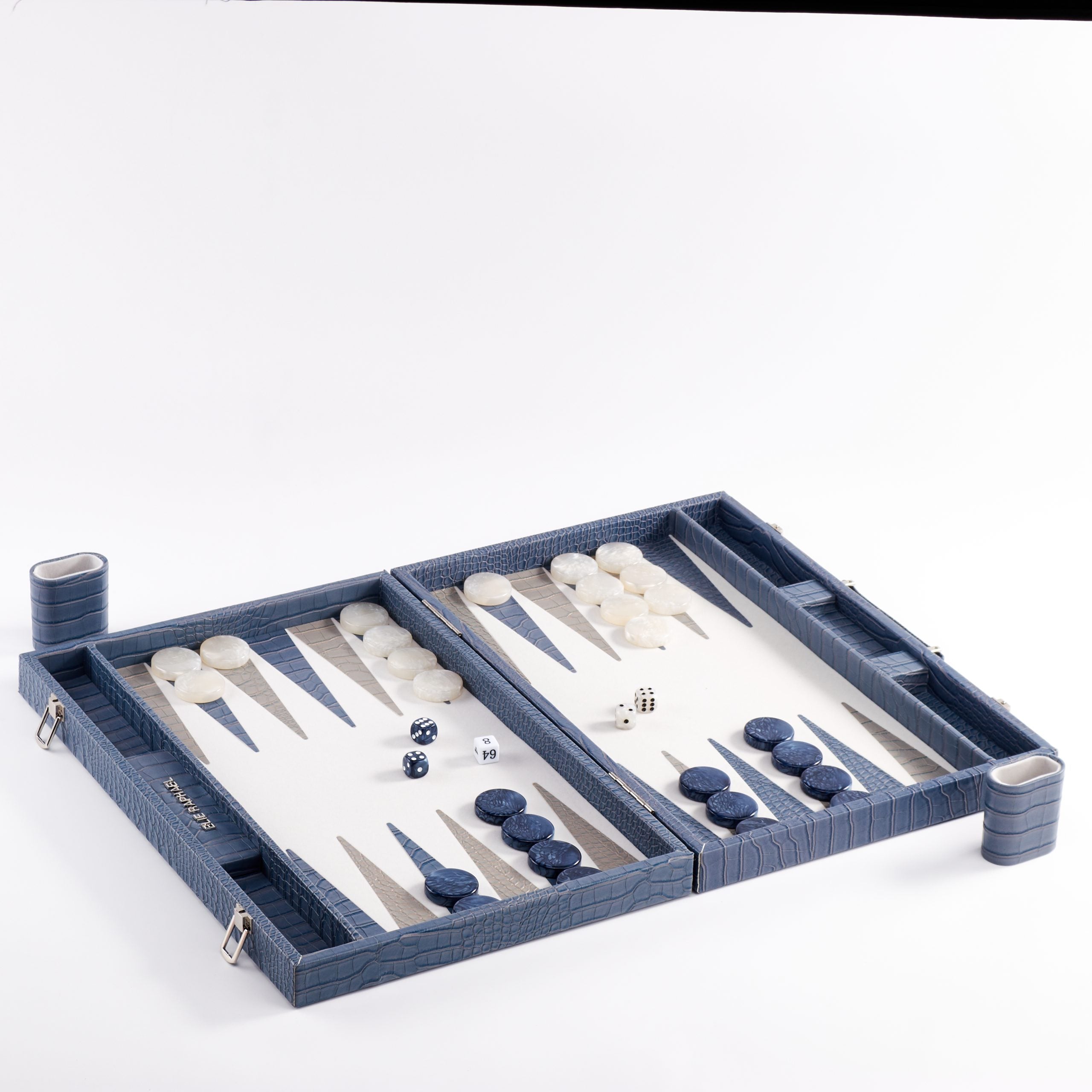 Backgammon Snake | Grey-Blue