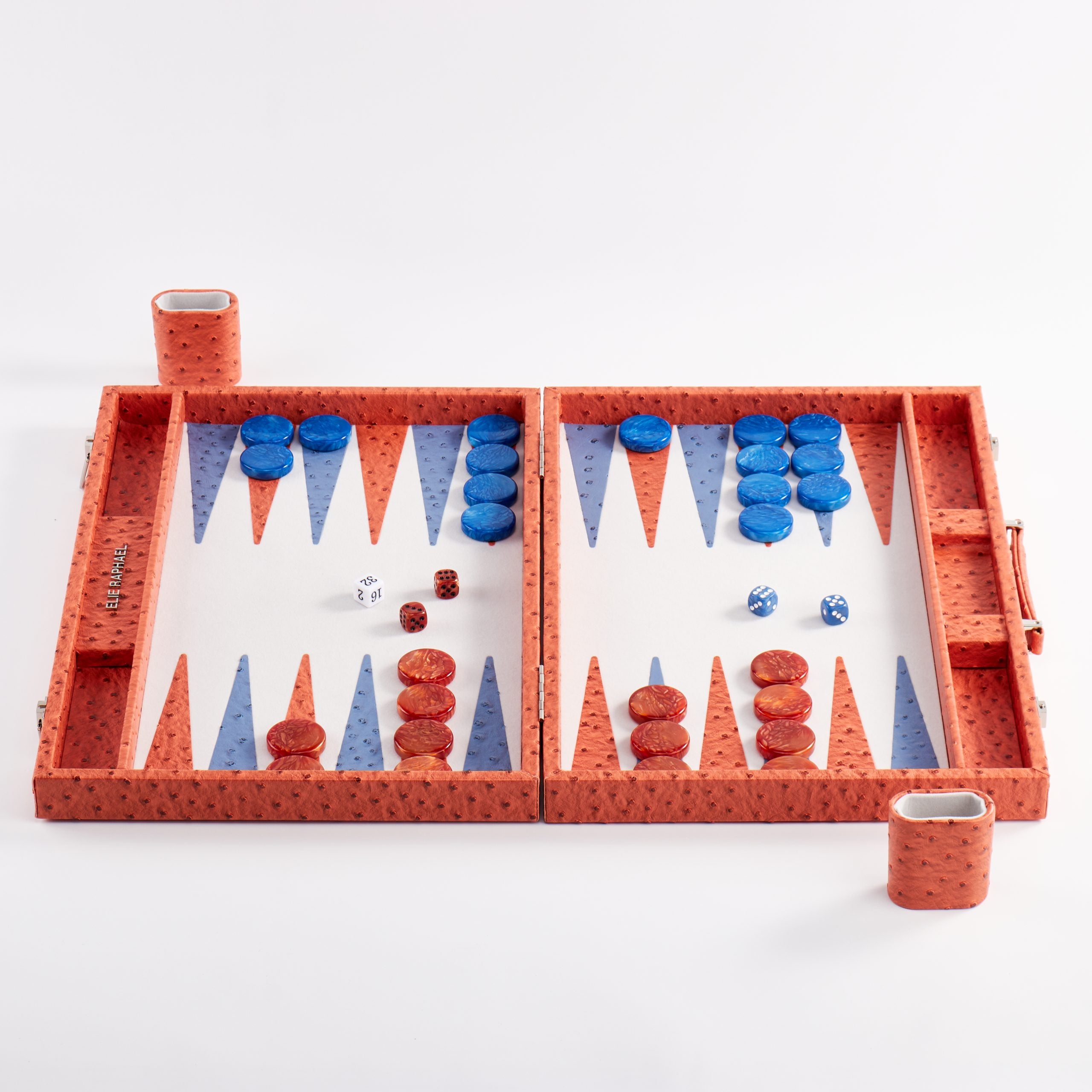 Backgammon Ostrich | Orange