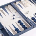Backgammon Snake | Grey-Blue