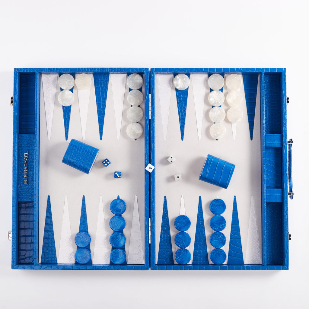 Backgammon Serpent | Bleu