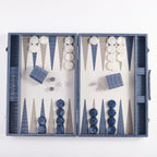 Backgammon Snake | Grey-Blue