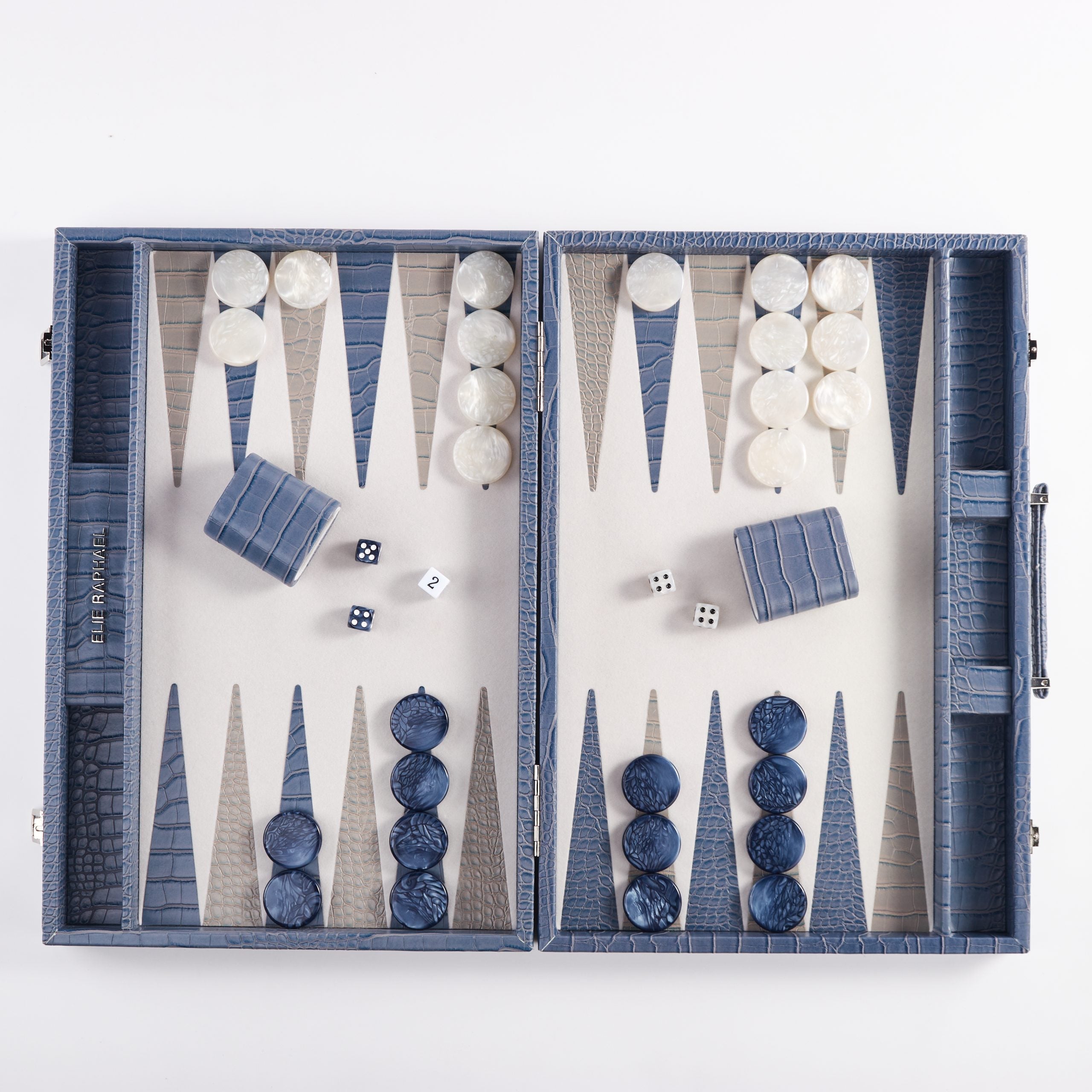 Backgammon Snake | Grey-Blue
