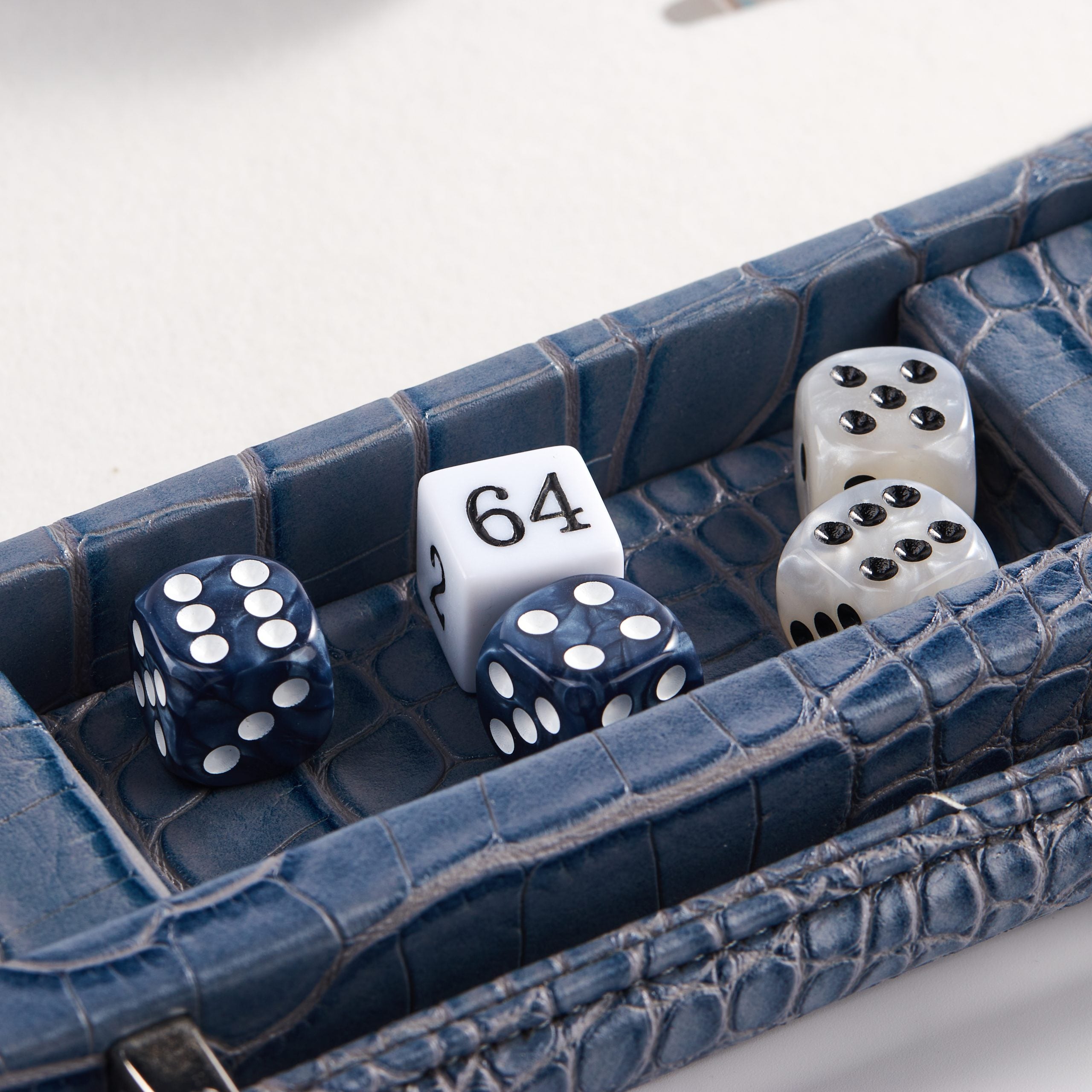 Backgammon Snake | Grey-Blue