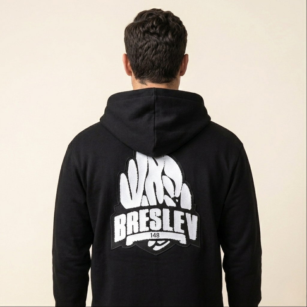 Breslev 148 Zip Hoodie | Black