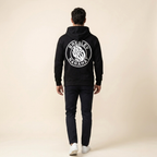 Breslev Circle Zip Hoodie | Black