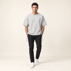 T-Shirt Tsitsit | Light Grey