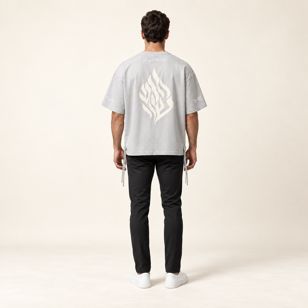 T-Shirt Tsitsit | Light Grey