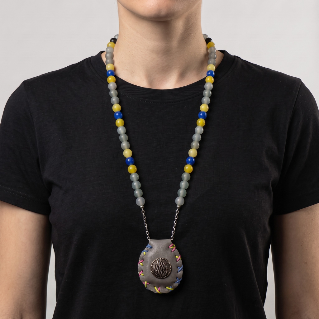 Petek | Grey, Blue, Yellow